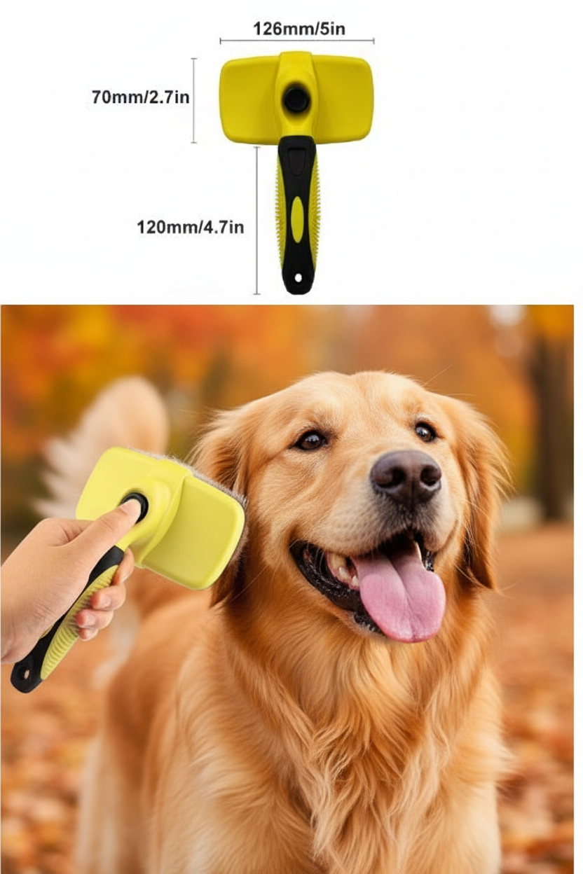 Pet Automatic Retractable Comb